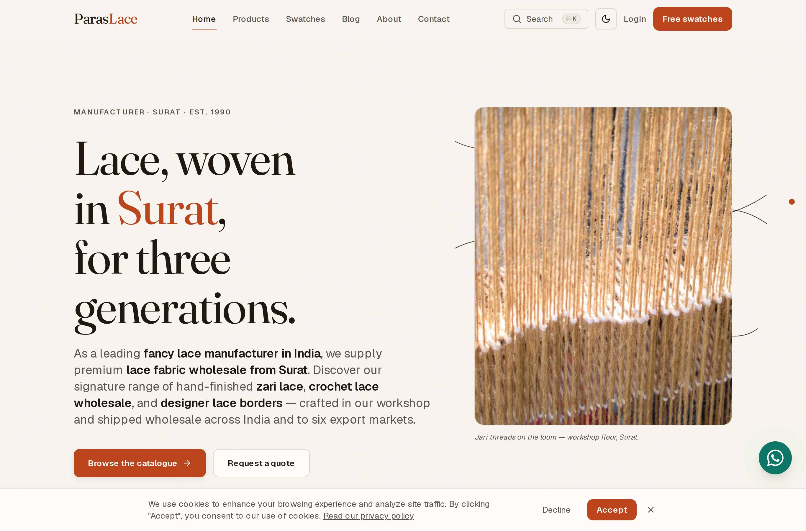 ParasLace screenshot